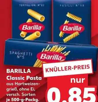 Kaufland BARILLA Classic Pasta 500-g-Packg. Angebot