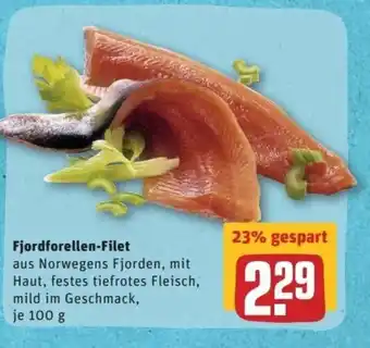 REWE Center Fjordforellen Filet 100g Angebot