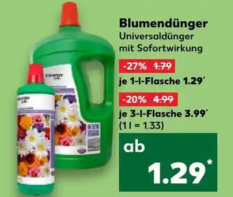 Kaufland Blumendünger Angebot