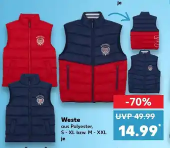 Kaufland Weste Angebot