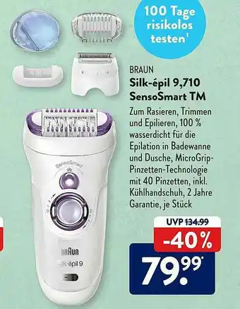 Aldi Süd Braun Silk-épil 9.710 Sensosmart Tm Angebot