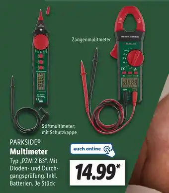 Lidl PARKSIDE Multimeter Angebot