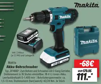 Lidl Makita Akku-Bohrschrauber Angebot