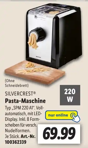 Lidl SILVERCREST Pasta-Maschine Angebot