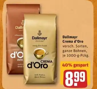 REWE Center Dallmayr Crema d'Oro 1000g Angebot