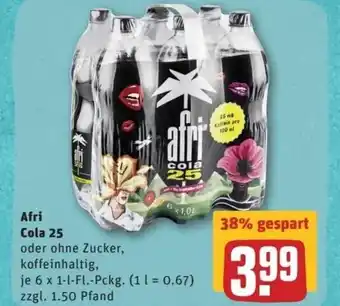 REWE Center Afri Cola 25, 6x1L Angebot