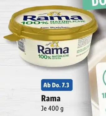 Lidl Rama 400 g Angebot