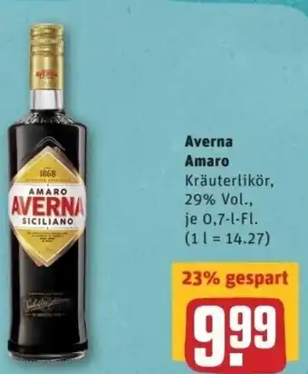 REWE Center Averna Amaro 0,7L Angebot