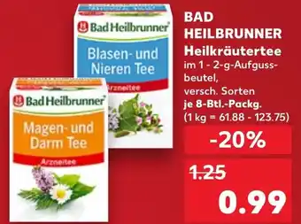 Kaufland Bad Heilbrunner 8 Btl. Packg Angebot