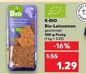 Kaufland K-BIO Bio-Leinsamen 400 g Packg. Angebot