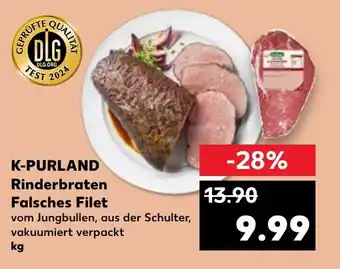 Kaufland K-PURLAND Rinderbraten Falsches Filet Angebot