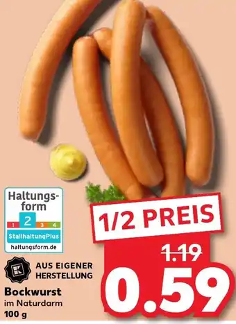 Kaufland Bockwurst 100 g Angebot