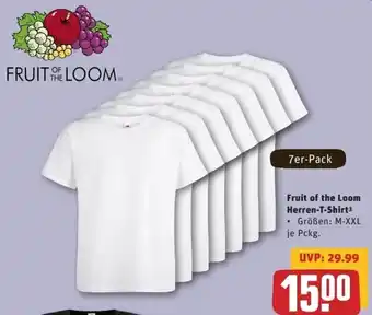 REWE Center Fruit of the Loom Herren T-Shirt Angebot