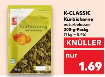 Kaufland K-CLASSIC Kürbiskerne 200 g Packg. Angebot