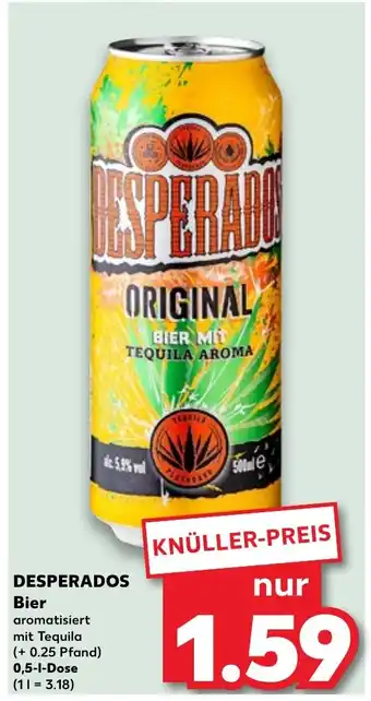 Kaufland DESPERADOS BIer 0,5 l Dose Angebot