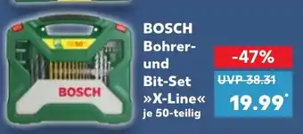 Kaufland BOSCH Bohrer-und Bit-Set X-Line Angebot