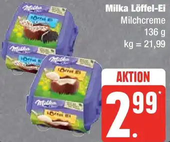 Edeka Milka Löffel-Ei Milchcreme 136 g Angebot