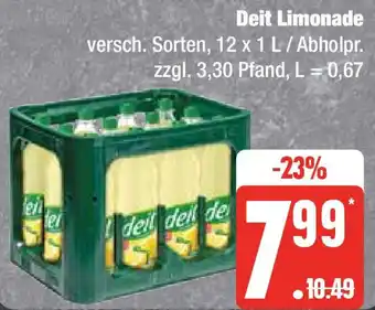 Edeka Deit Limonade 12x1 L Angebot