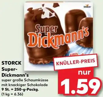 Kaufland STORCK Super-Dickmann's 250 g Packg. Angebot