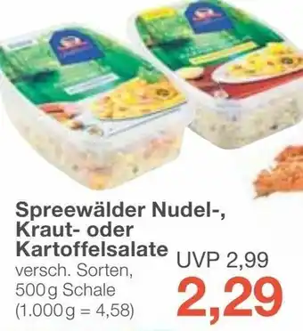 Jawoll Spreewälder Nudel, Kraut o. Kartoffelsalate 500g Angebot