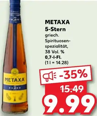 Kaufland METAXA 5-Stern 0,7 L-Fl. Angebot