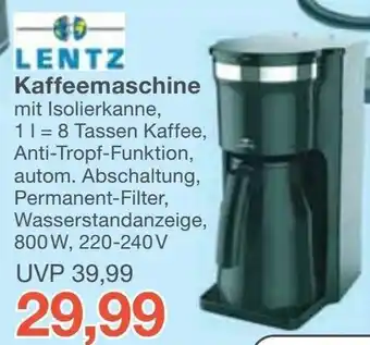 Jawoll Lentz Kaffeemaschine Angebot