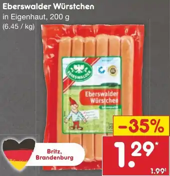 Netto Marken-Discount Eberswalder Würstchen 200 g Angebot