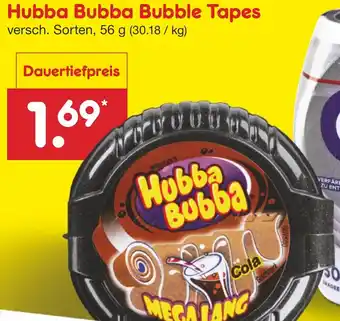 Netto Marken-Discount Hubba Bubba Bubble Tapes 56 g Angebot