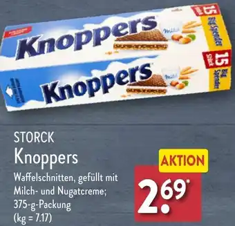 Aldi Nord STORCK Knoppers 375 g Packung Angebot