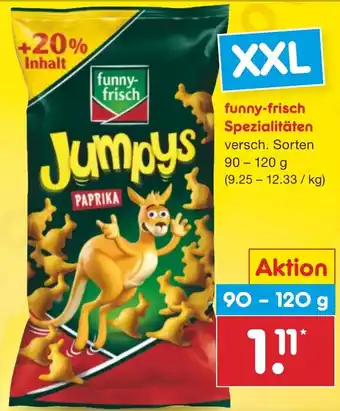 Netto Marken-Discount funny-frisch Spezialitäten 90-120 g Angebot