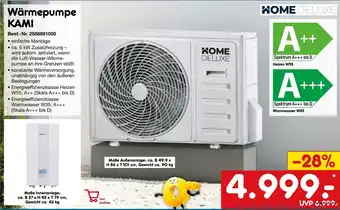 Netto Marken-Discount HOME DELUXE Wärmepumpe KAMI Angebot