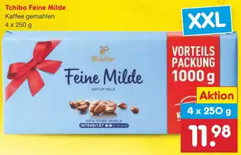 Netto Marken-Discount Tchibo Feine Milde 4 x 250 g Angebot