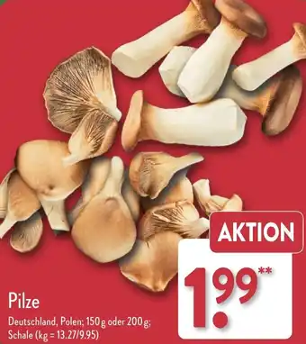 Aldi Nord Pilze 150 g oder 200 g Angebot