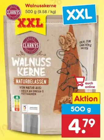 Netto Marken-Discount CLARKYS Walnusskerne 500 g Angebot