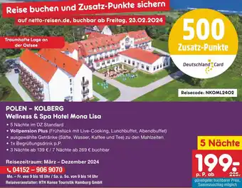 Netto Marken-Discount POLEN - KOLBERG Wellness & Spa Hotel Mona Lisa Angebot