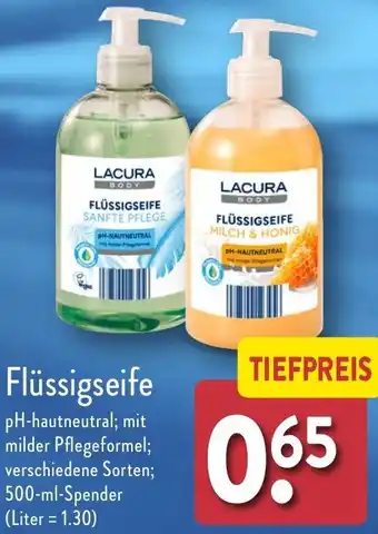 Aldi Nord LACURA Flüssigseife 500 ml Spender Angebot