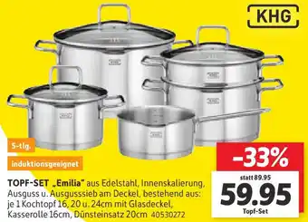 SCONTO KHG TOPF-SET ,,Emilia" Angebot