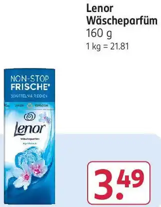 Rossmann Lenor Wäscheparfüm 160 g Angebot