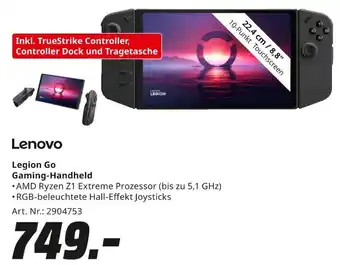 MediaMarkt Lenovo Legion Go Gaming-Handheld Angebot