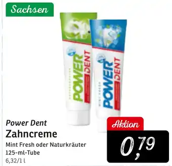 KONSUM Power Dent Zahncreme Mint Fresh oder Naturkräuter 125-ml-Tube Angebot