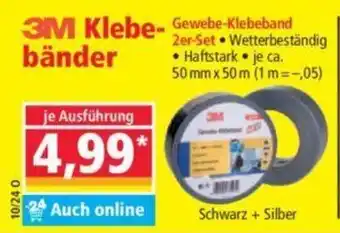 Norma 3M Klebe- bänder Gewebe-Klebeband 2er Set Angebot