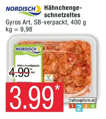 Marktkauf NORDISCH Hähnchenge-schnetzeltes  400 g- Angebot