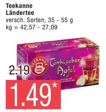 Marktkauf Teekanne Ländertee 35-55 g Angebot