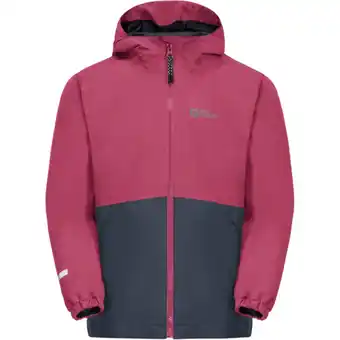 Intersport JACK WOLFSKIN Kinder Doppeljacke ICELAND 3IN1 JACKET K dark fuchsia 176 Angebot