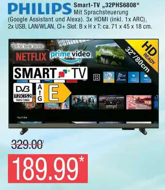 Marktkauf PHILIPS Smart-TV ,32PHS6808“ Angebot