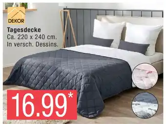 Marktkauf DEKOR Tagesdecke Ca. 220 x 240 cm. Angebot