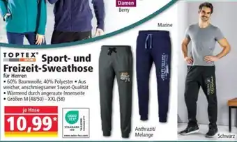 Norma TOPTEX Sport- und Freizeit-Sweathose Angebot