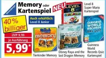 Norma Memory oder Kartenspiel Angebot