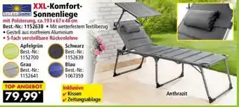 Norma XXL-Komfort- Sonnenliege Angebot