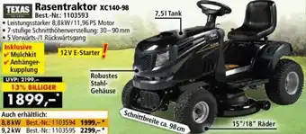 Norma TEXAS Rasentraktor XC140-98 Angebot